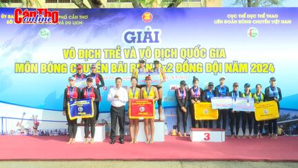 Khai mạc Giải bóng chuyền bãi biển 2x2 đồng đội quốc gia năm 2024 Khai mạc Giải bóng chuyền bãi biển 2x2 đồng đội quốc gia năm 2024