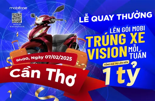 MobiFone Cần Thơ với Chương trình “Lên gói Mobi - Trúng xe Vision mỗi tuần” MobiFone Cần Thơ với Chương trình “Lên gói Mobi - Trúng xe Vision mỗi tuần”