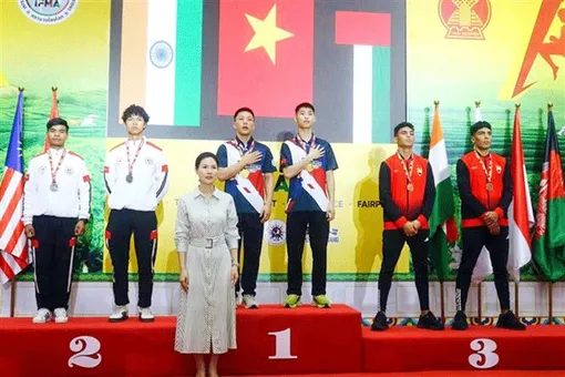 Đoàn Việt Nam xếp thứ Nhất toàn đoàn tại Giải vô địch Muay châu Á Đoàn Việt Nam xếp thứ Nhất toàn đoàn tại Giải vô địch Muay châu Á