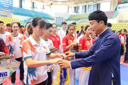 Gần 500 vận động viên tham gia Giải Vô địch Karate quốc gia năm 2025 Gần 500 vận động viên tham gia Giải Vô địch Karate quốc gia năm 2025