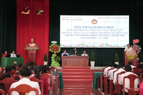 Hội thảo khoa học đổi mới phương pháp quản lý đào tạo Trung cấp lý luận chính trị trong tình hình mới