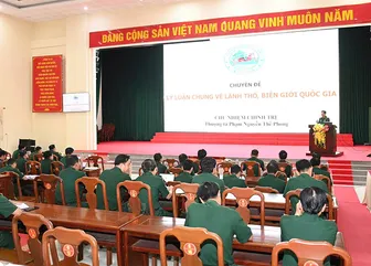 Tập huấn kiến thức biên phòng cho cán bộ Tập huấn kiến thức biên phòng cho cán bộ