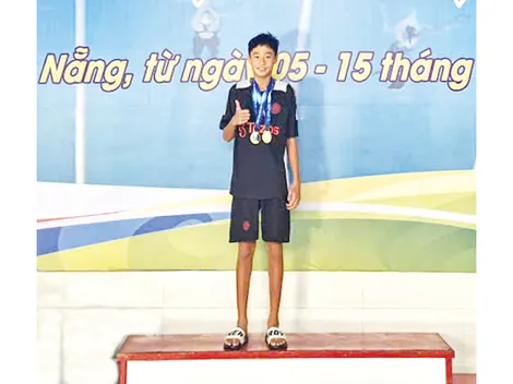 VĐV Cần Thơ phá kỷ lục bơi quốc gia lứa tuổi 11 VĐV Cần Thơ phá kỷ lục bơi quốc gia lứa tuổi 11