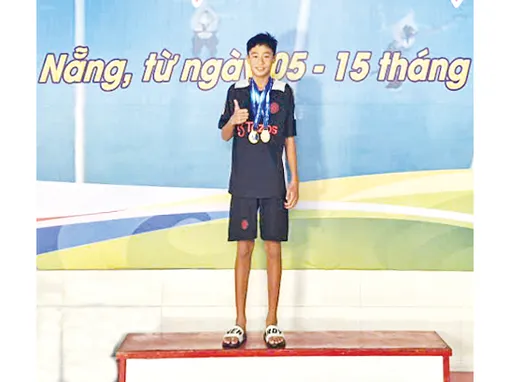 VĐV Cần Thơ phá kỷ lục bơi quốc gia lứa tuổi 11 VĐV Cần Thơ phá kỷ lục bơi quốc gia lứa tuổi 11