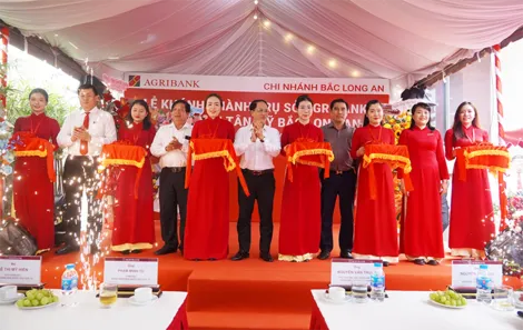 Khánh thành Trụ sở Agribank Chi nhánh Tân Mỹ Bắc Long An
