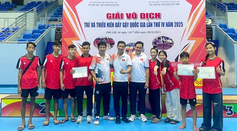 Cần Thơ giành 4 huy chương Giải vô địch trẻ và thiếu niên Đẩy gậy quốc gia 2025 Cần Thơ giành 4 huy chương Giải vô địch trẻ và thiếu niên Đẩy gậy quốc gia 2025