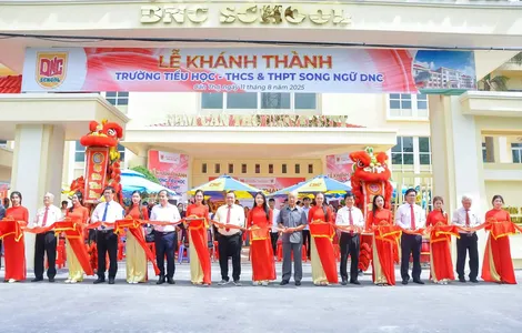 Khánh thành Trường Tiểu học, THCS và THPT song ngữ DNC