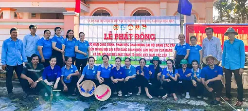 Thực hiện các công trình, phần việc chào mừng đại hội Đảng và đại hội MTTQVN các cấp Thực hiện các công trình, phần việc chào mừng đại hội Đảng và đại hội MTTQVN các cấp