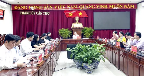 Họp Tổ giúp việc Tiểu ban Tổ chức phục vụ Đại hội đại biểu Đảng bộ TP Cần Thơ lần thứ XV, nhiệm kỳ 2025-2030 Họp Tổ giúp việc Tiểu ban Tổ chức phục vụ Đại hội đại biểu Đảng bộ TP Cần Thơ lần thứ XV, nhiệm kỳ 2025-2030