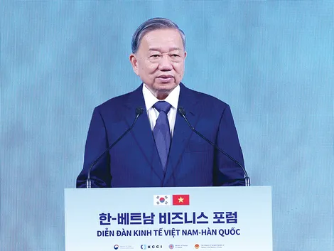 Tổng Bí thư Tô Lâm dự Diễn đàn Kinh tế Việt Nam - Hàn Quốc
