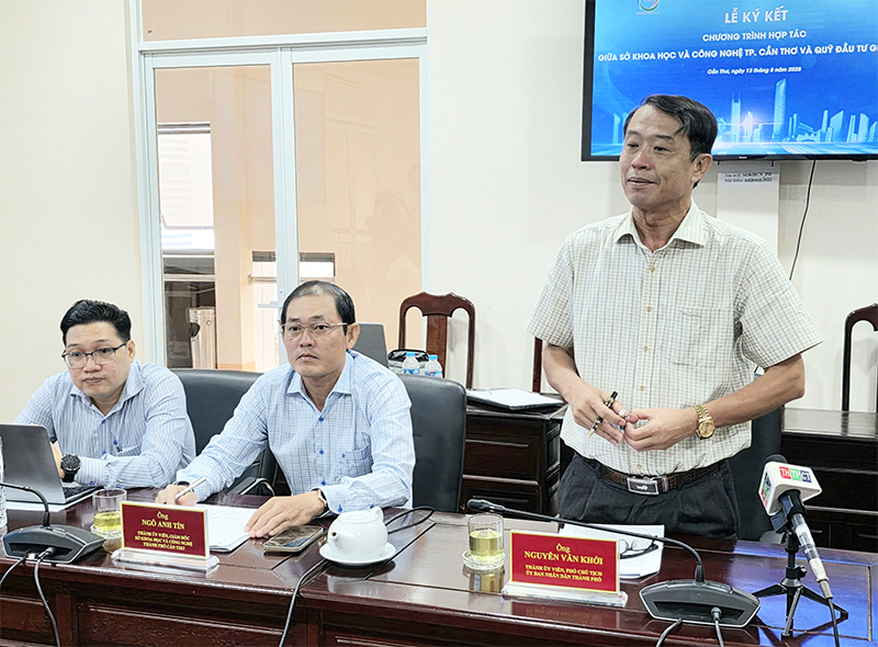 Sở Khoa học và Công nghệ TP Cần Thơ và Quỹ đầu tư GenAI Fund hợp tác trong lĩnh vực AI