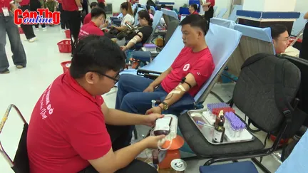 Ngày hội hiến máu “Sắc đỏ Tây Đô” Ngày hội hiến máu “Sắc đỏ Tây Đô”