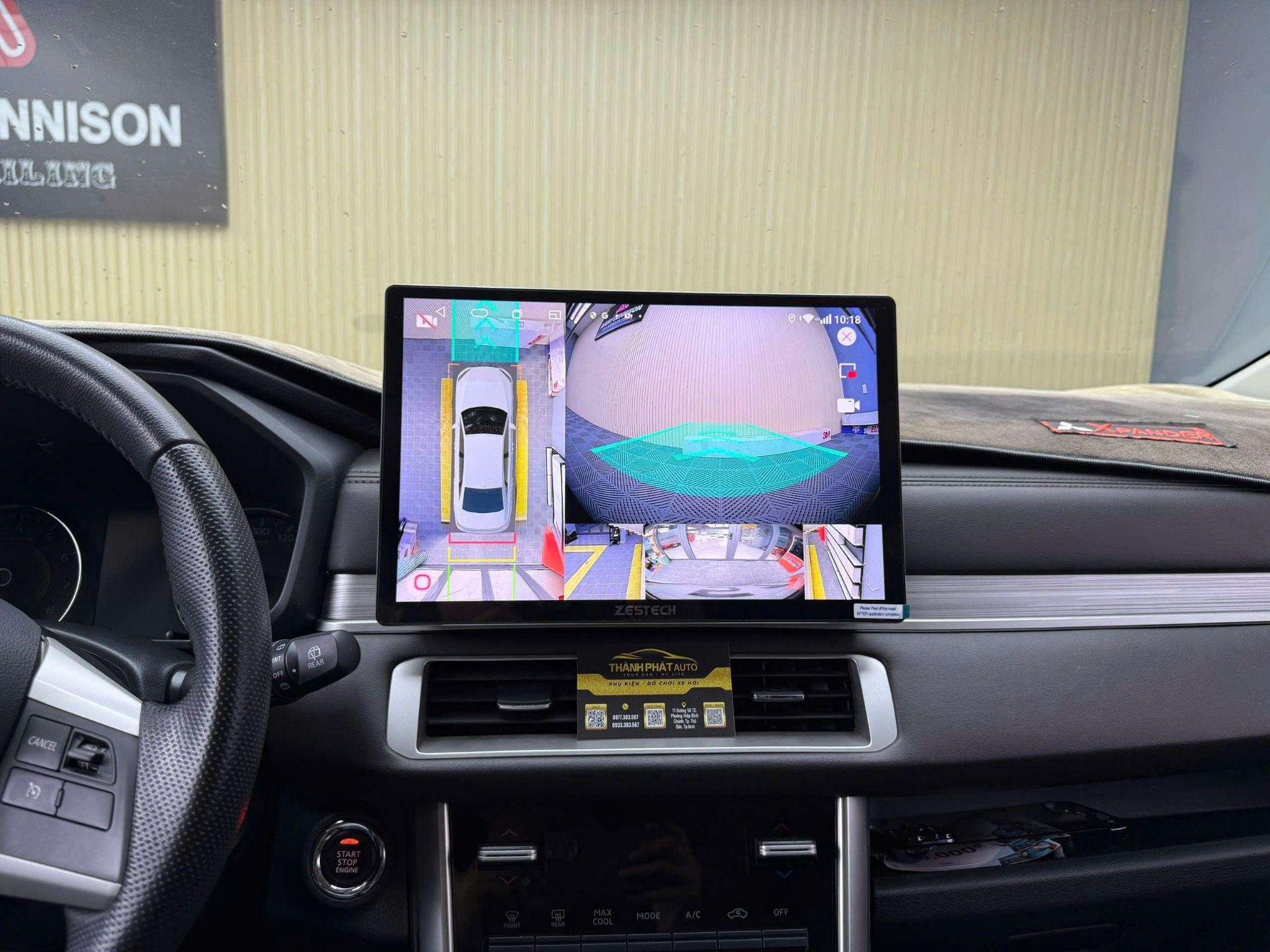 Camera 360 độ ô tô Thành Phát Auto: Trợ lý đắc lực khi đỗ xe và di chuyển trong phố